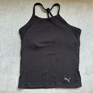 Puma Sports Bra Tank - Black, Size XS